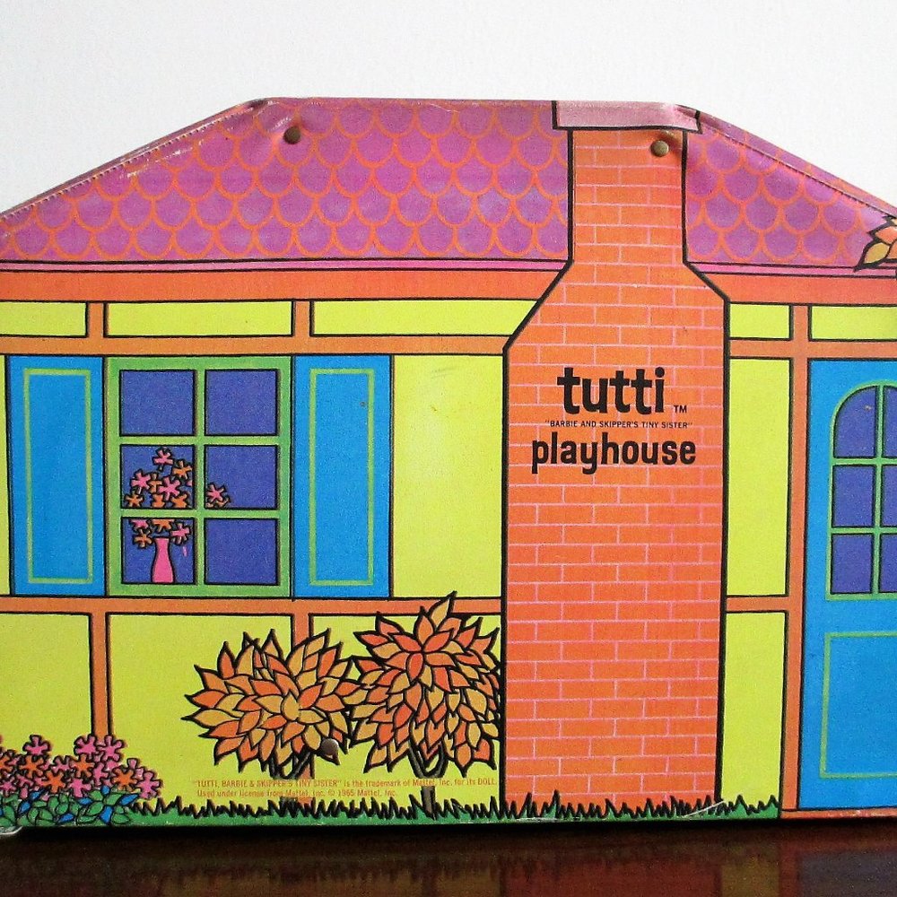 Groovy Vintage Mattel Tutti's Playhouse (c)1965 Dopamine
